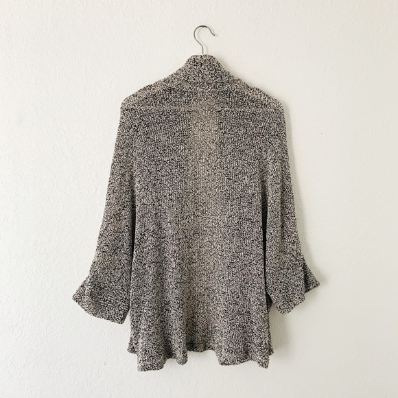 Splendid Cardigan Open Front Marled Dolman Sleeve Large - Picture 3 of 8